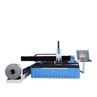 Dengan Mesin Pemotong Laser Pipa Logam Rotary Tube 1530 CNC Raycus 6000W 12000W