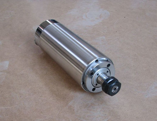 Wood 800w Water Cooled Spindle Untuk CNC Router 220V 1 Phase Ukuran ER11